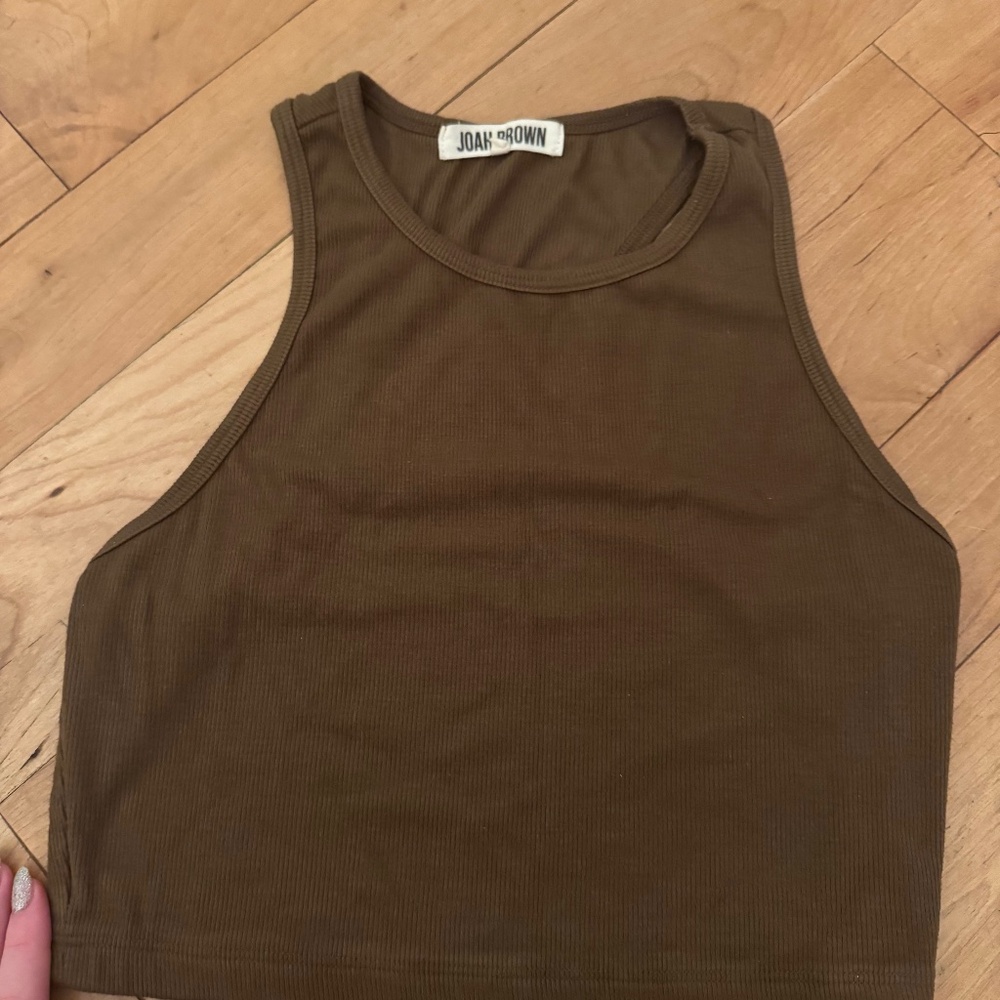 John brown cropped tank top